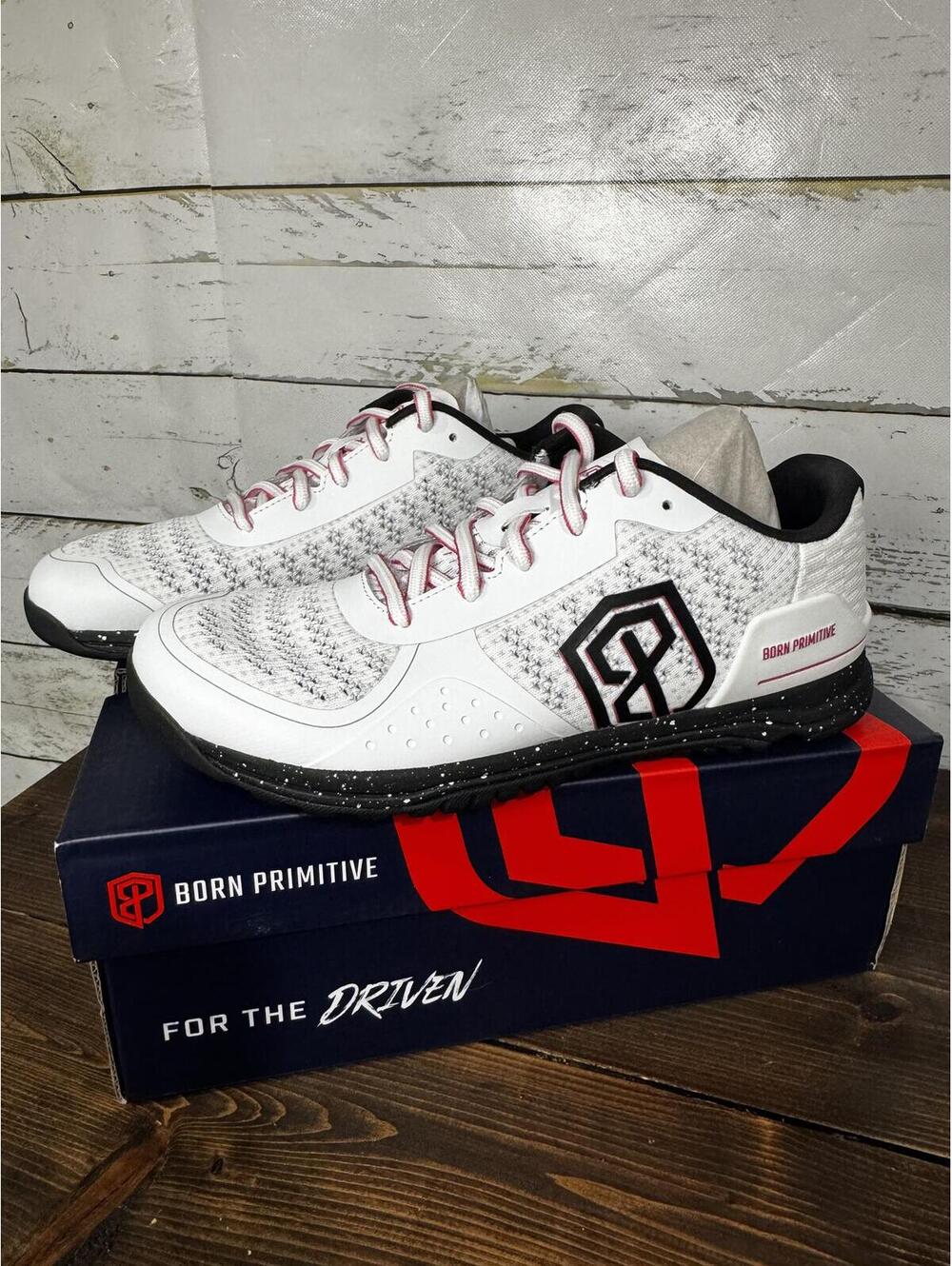 Born Primitive Savage 1 White/Bubblegum Women's 10 NIB